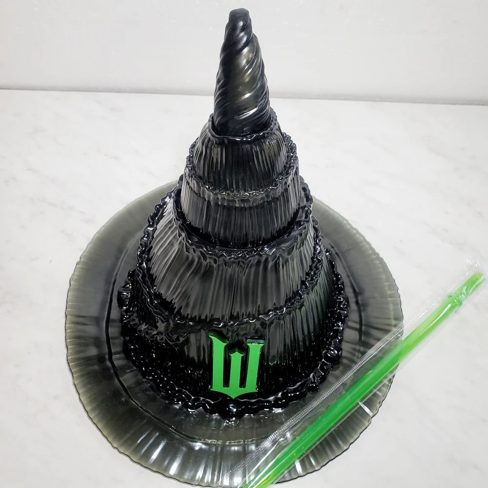 2024 Wicked Regal Exclusive Limited Edition Elphaba Witch Hat Sipper Cup & Straw
